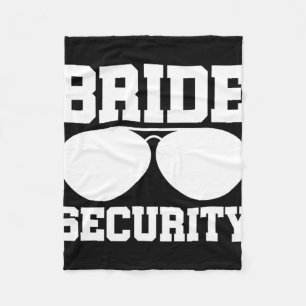 Bride Security Ring Bearer Wedding Party Kids Boys Fleece Blanket
