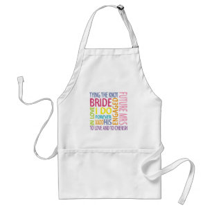 Bride Sentiments Standard Apron