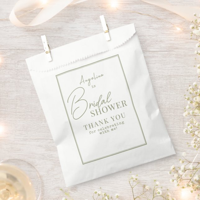 Bride shower Favour Bags in a soft, elegant style. (Clipped)