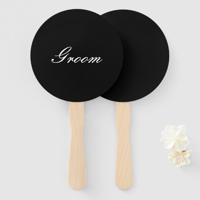 BRIDE SIGN,BRIDAL SHOWER HAND FAN (Front and Back)