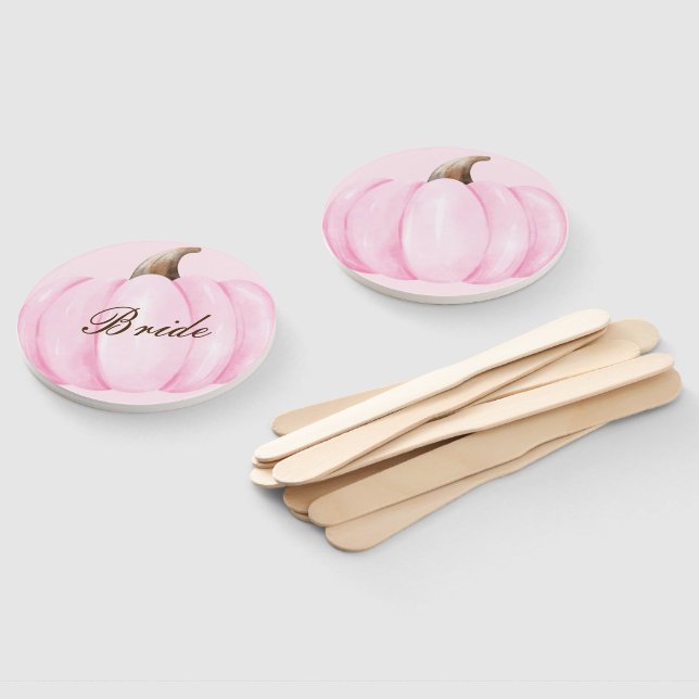 BRIDE SIGN,BRIDAL SHOWER HAND FAN (Non-assembled)