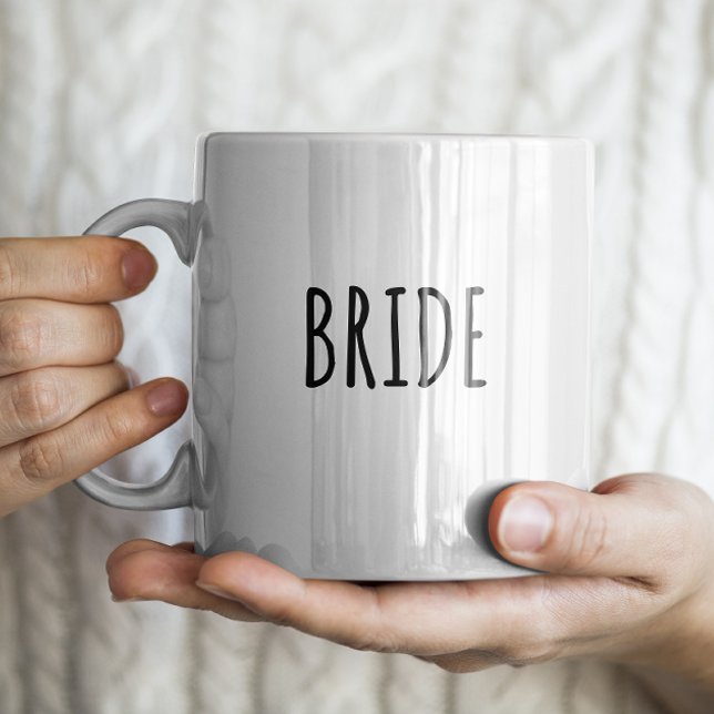 "Bride" Simple Modern Farmhouse Coffee Mug (Creator Uploaded)