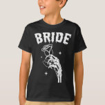 Bride Skeleton Hand Wedding Halloween Couples Matc T-Shirt<br><div class="desc">Bride Skeleton Hand Wedding Halloween Couples Matching</div>