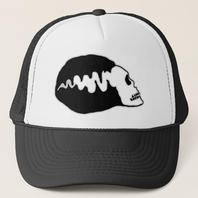 Bride Skull Trucker Hat (Front)