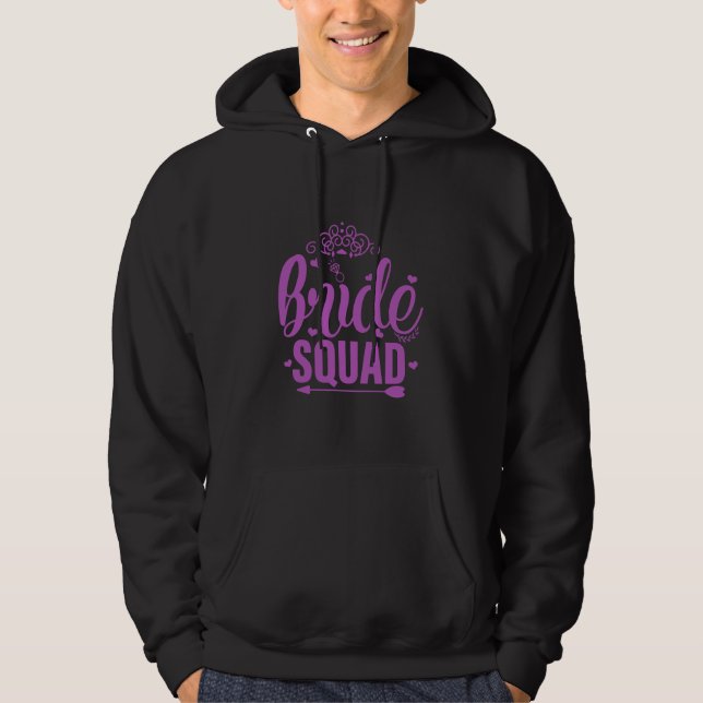 Bride Squad 1 Hoodie (Front)