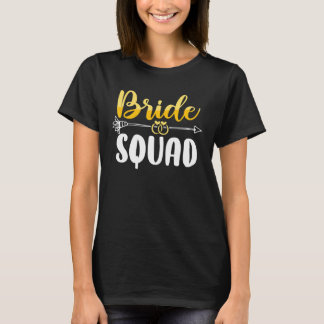 Bride Squad Bachelor Wedding Party Womens Bridesma T-Shirt