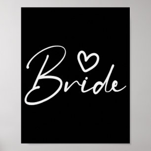 Bride Squad Bachelorette Party Bridesmaid Crew Bri Poster