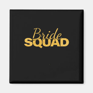 Bride Squad Bachelorette Party Bridesmaid Wedding Magnet
