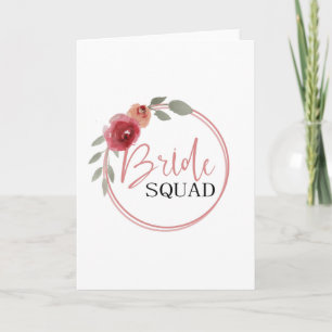 Bride Squad Card