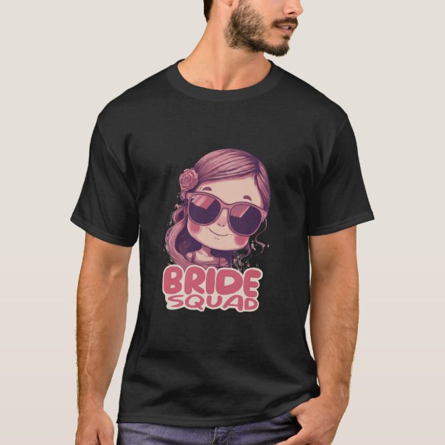 Bride Squad Chic T-Shirt (Front)