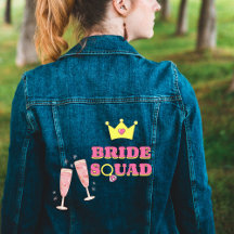 bride squad cute bridesmaid women's