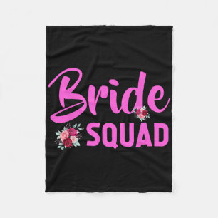 Bride Squad Design - Team Bride Fleece Blanket