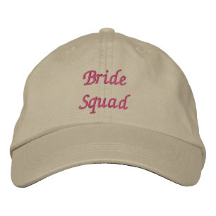 Bride Squad  Embroidered Hat