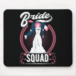 Bride Squad Groom Game Is Over Bachelor Party Mouse Mat
