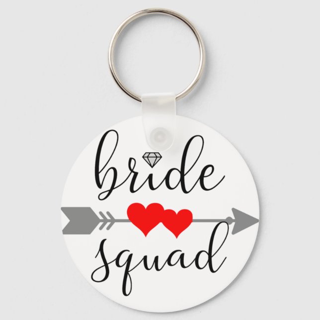 Bride Squad Keychain (Front)