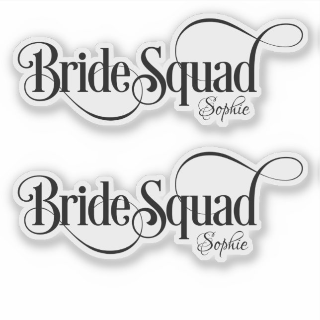 Bride Squad Personalised  (Front)