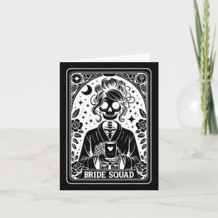 Bride Squad Tarot Card Bride Coven Gothic Bachelor