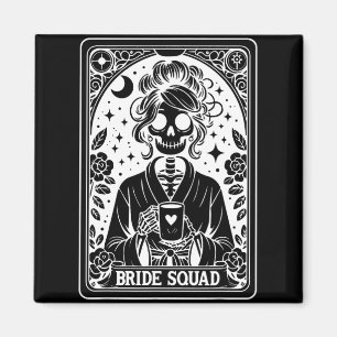 Bride Squad Tarot Card Bride Coven Gothic Bachelor Magnet