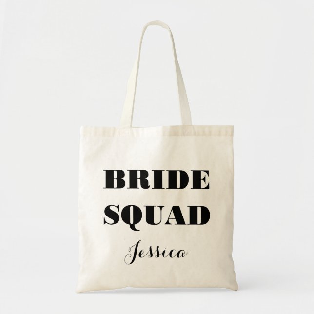 Bride Squad Tote Bag (Front)