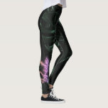 Bride Squad | Tropical Palms Bachelorette Bride Leggings<br><div class="desc">The perfect bachelorette leggings for your entire bridal party! Our neon tropical palms bridal party leggings are the perfect way for your crew to get all the attention everywhere you and your gals go! Vibrant, modern patterns that are great with an oversized sweater or belted long t-shirt and pair of...</div>