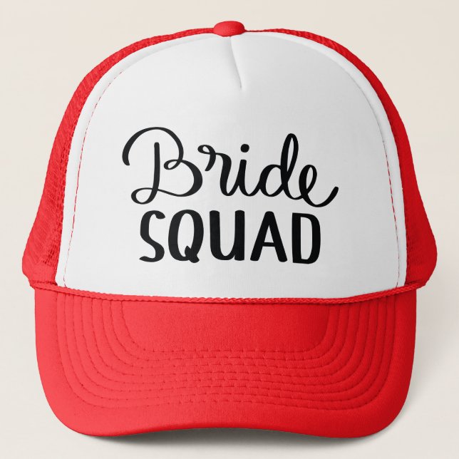 Bride Squad Trucker Hat (Front)