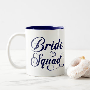 Bride Squad Two-Tone Coffee Mug