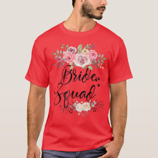 Bride Squad Wedding Bachelorette Party T-Shirt