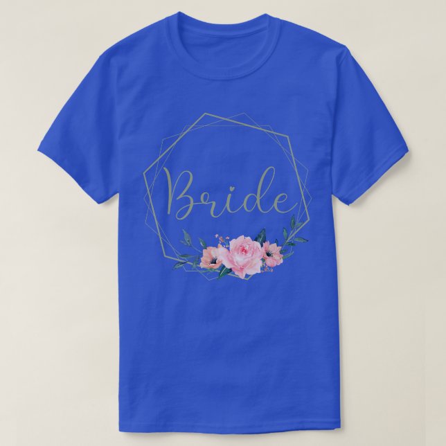 Bride Stag Party Rose Blossom Bride  T-Shirt (Design Front)