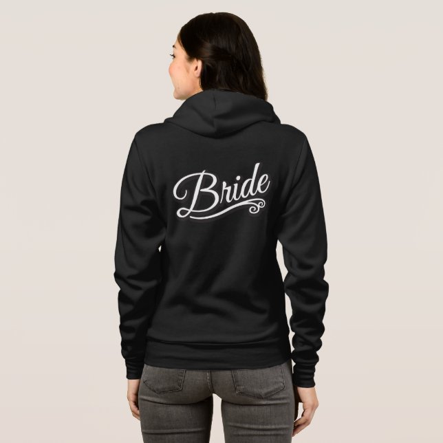 Bride Sweat Shirt black (Back Full)