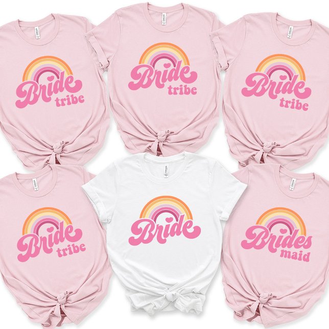 Bride T-Shirt Bachelorette Retro Bride Tee (Creator Uploaded)