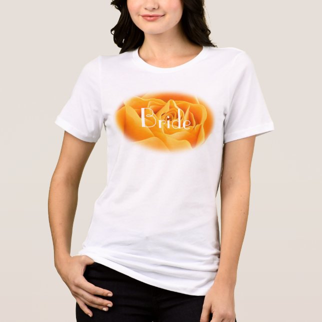 Bride T-shirt Tri-Blend Shirt (Front)