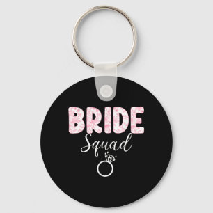 Bride Team Bachelorette Party Coquette Bow Key Ring