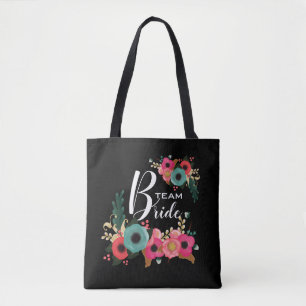 Bride Team. Bridesmaid Wedding Gift Tote Bag