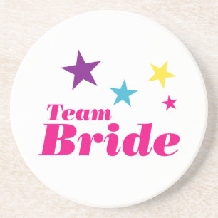 Bride team coaster