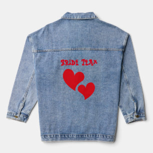 Bride team denim jacket