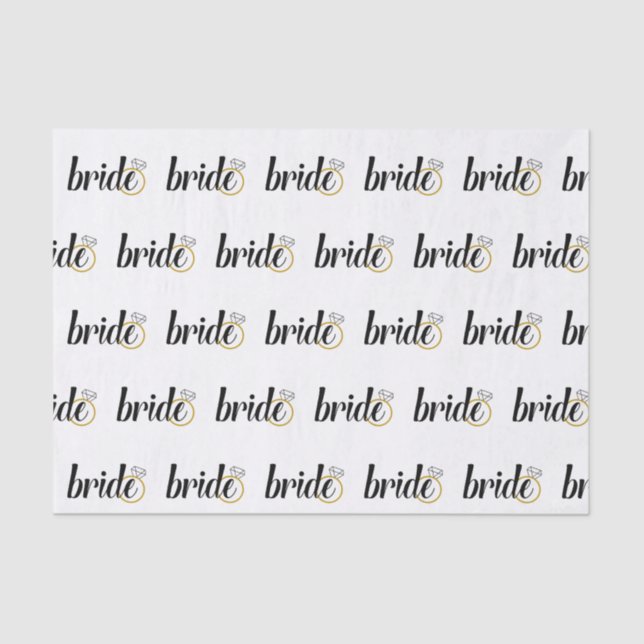 Bride Tissue Paper (Front)