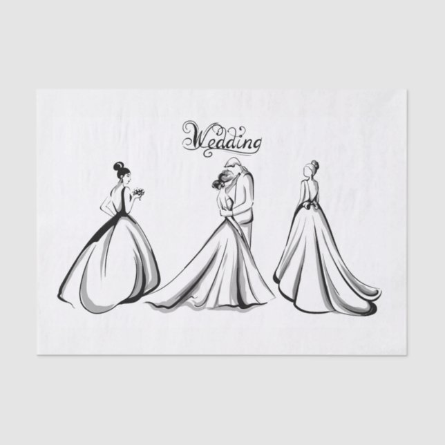 Bride Tissue Paper (Front)