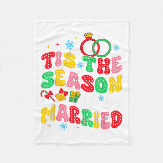 Bride To Be Bachelorette Party Tis The Season To B Fleece Blanket