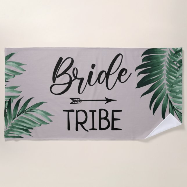 bride to be, bachelorette, personalised beach  bea beach towel (Front)