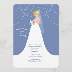 Bride to be Blonde Shower Invitation