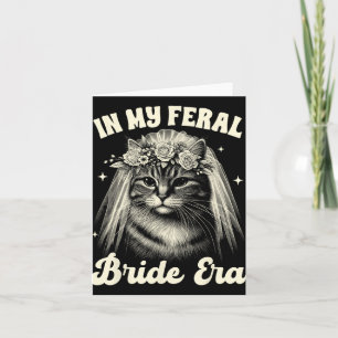 Bride To Be Cat Mum Cat Bridal Wedding In My Freal Card