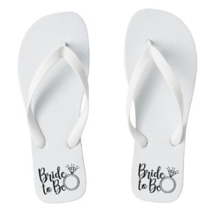 Bride to Be Flip Flops