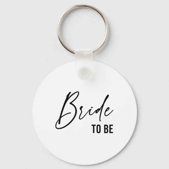 Bride To Be  Key Ring (Front)