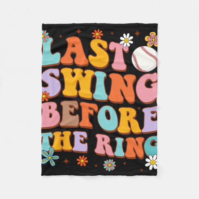 Bride To Be Last Swing Before The Ring Tennis Bach Fleece Blanket (Front)