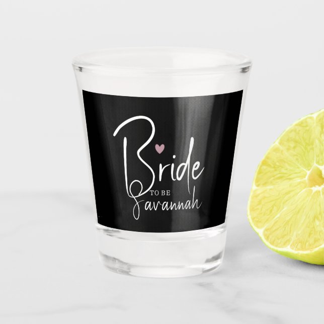 Bride To Be | Personalised Name Shot Glass (Front)