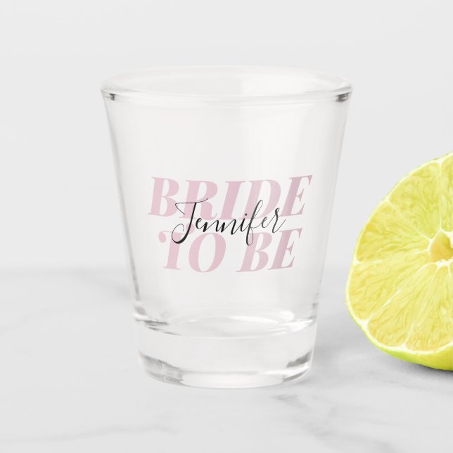 Bride To Be | Personalised Name Shot Glass (Front)