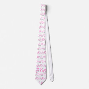 Bride To Be (Pink Script) Tie