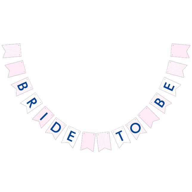 Bride To Be Retro Bachelorette Bunting (All)
