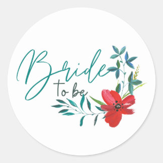 bride to be sticker
