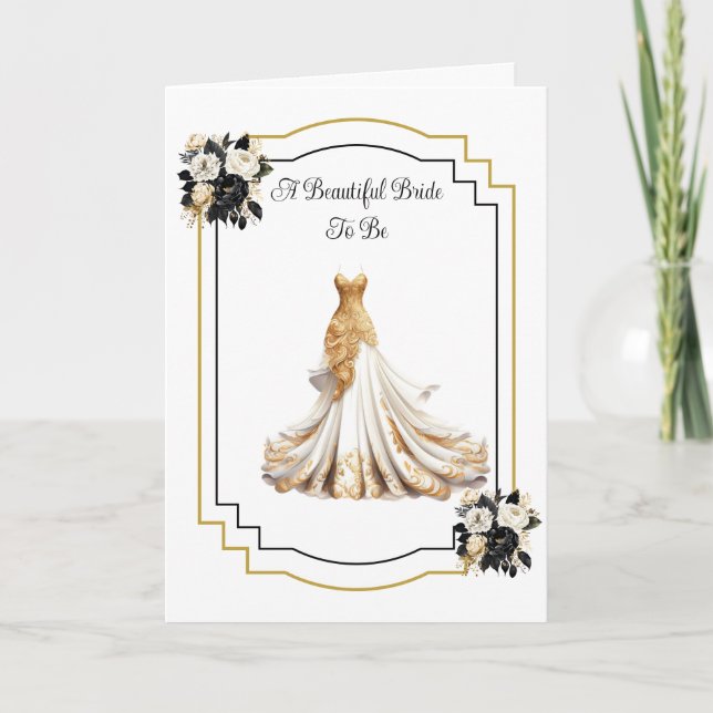 Bride To Be Wedding Card (Front)